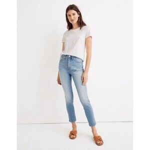 Madewell Jeans Size 29 10" High-Rise Skinny Crop Jeans in Horne Wash Denim